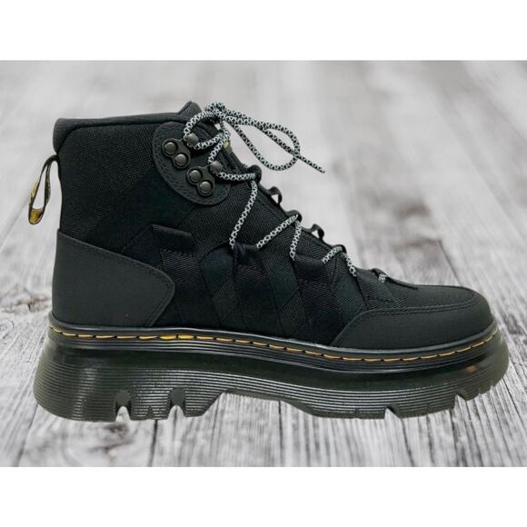 NEW Doc Martens Boury Boots Lace Up Men\'s Size 6 Women’s 7 Black Chukka NWOB main image 4